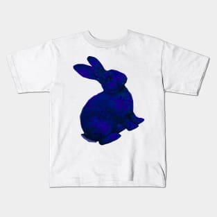 Blue easter Bunny Kids T-Shirt